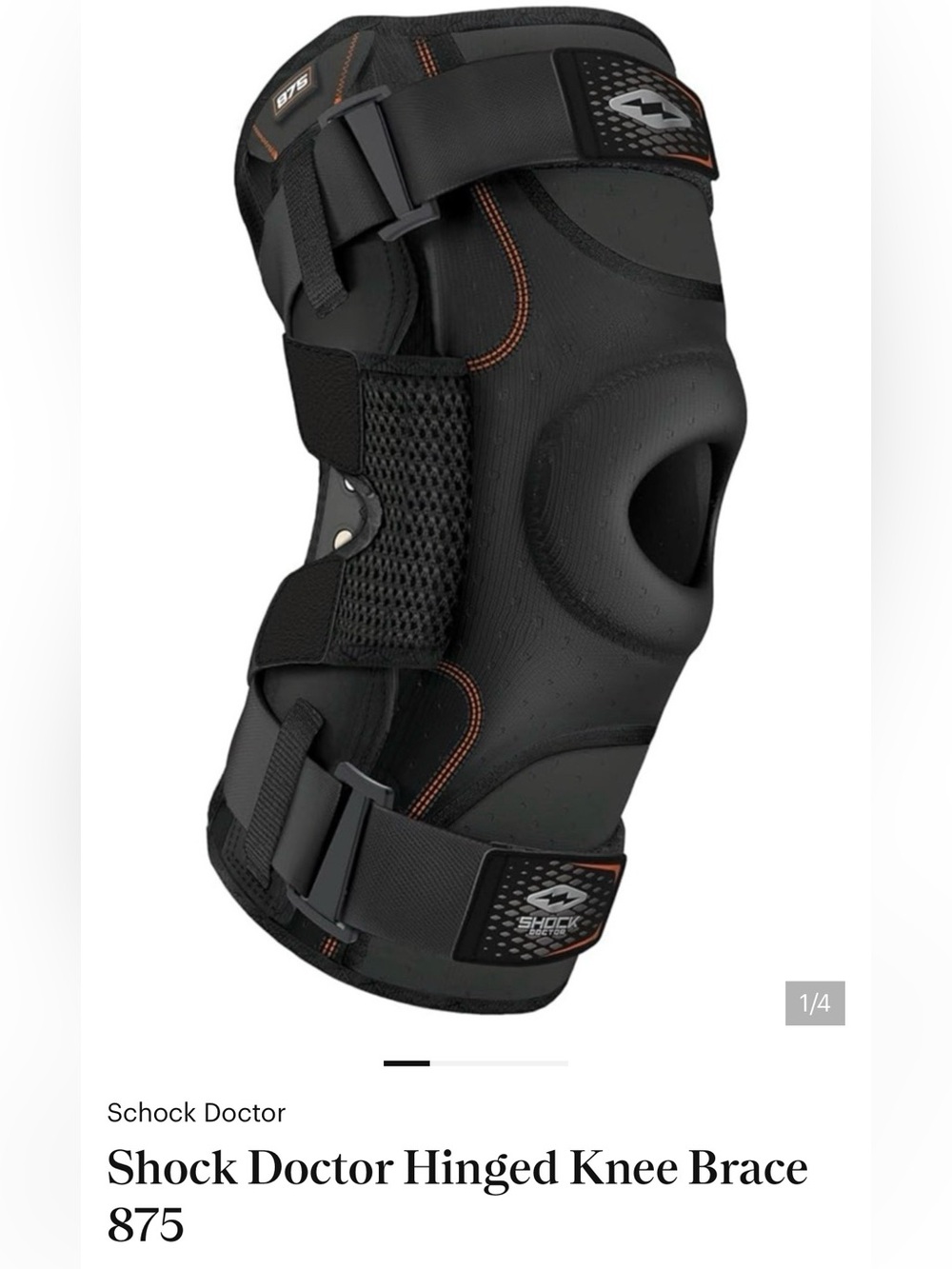 Shock Doctor 875 Hinged Knee Brace
